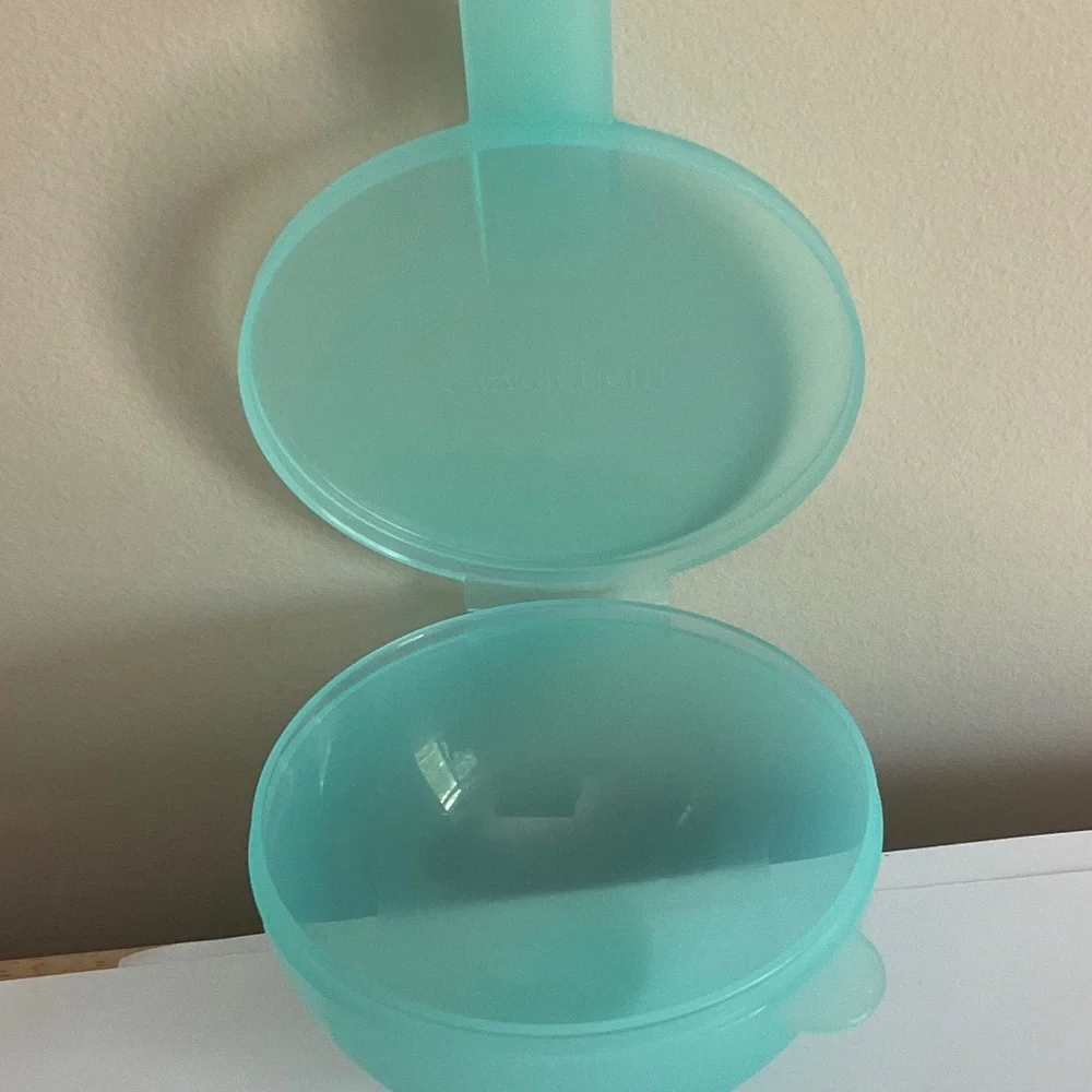 Tupperware Set of 3 Rolling Pin Sandwich Keeper Half Round Container